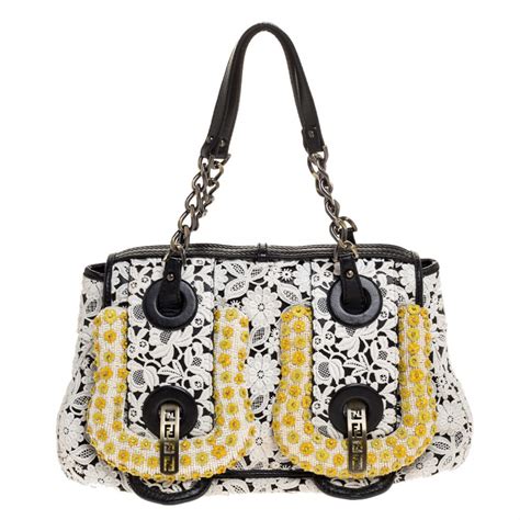 fendi purse beaded flowers|authentic fendi purses.